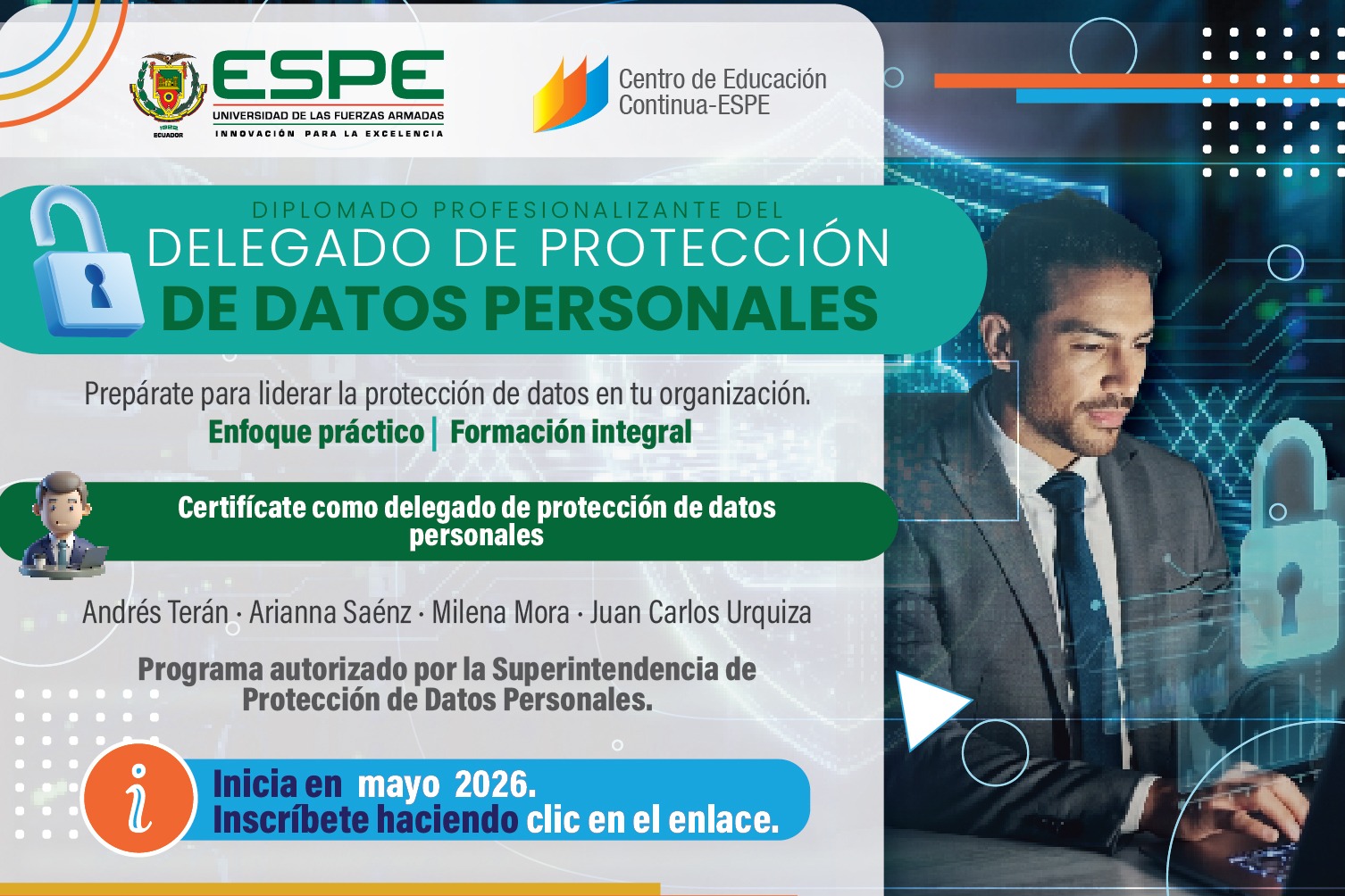 Diplomado Profesionalizante de Protección de Datos Personales